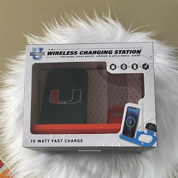 U collegiate Other - New in box University of Miami Wireless Charging Station -